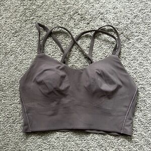 lululemon like a cloud long line ribbed sports bra B/C cup